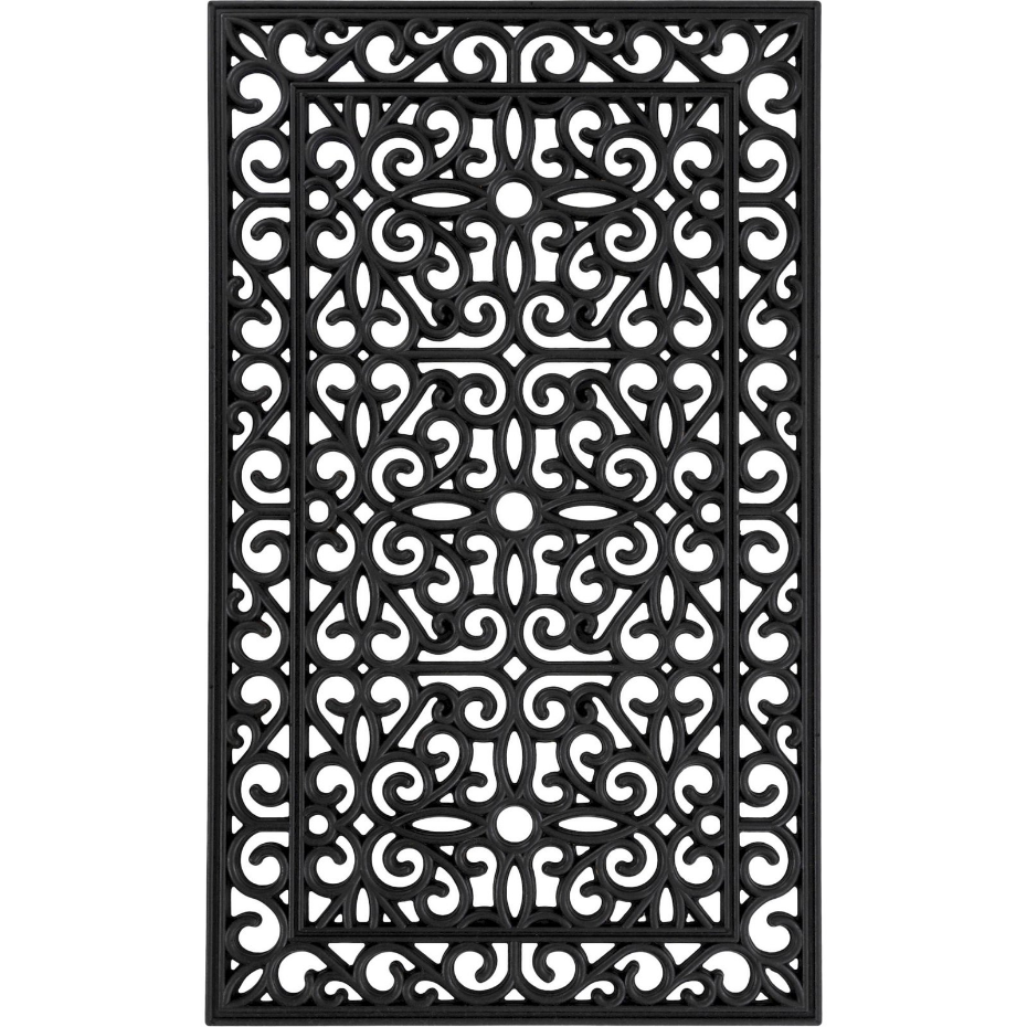 Tapis de porte en caoutchouc rectangulaire