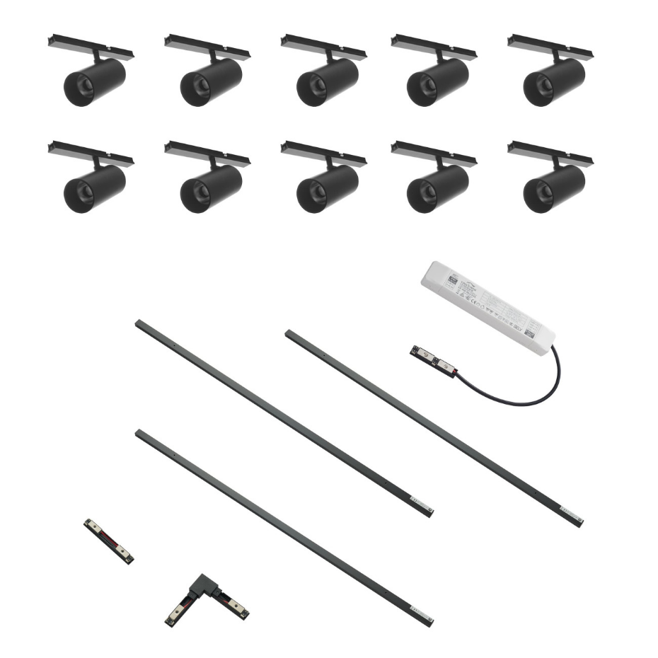 Grand kit rail magnétique en L - LYNE