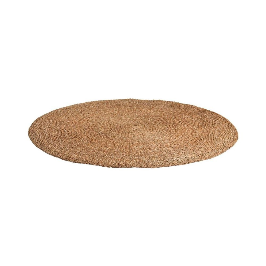 Tapis rond en jonc de mer naturel Siz Diamètre 120cm