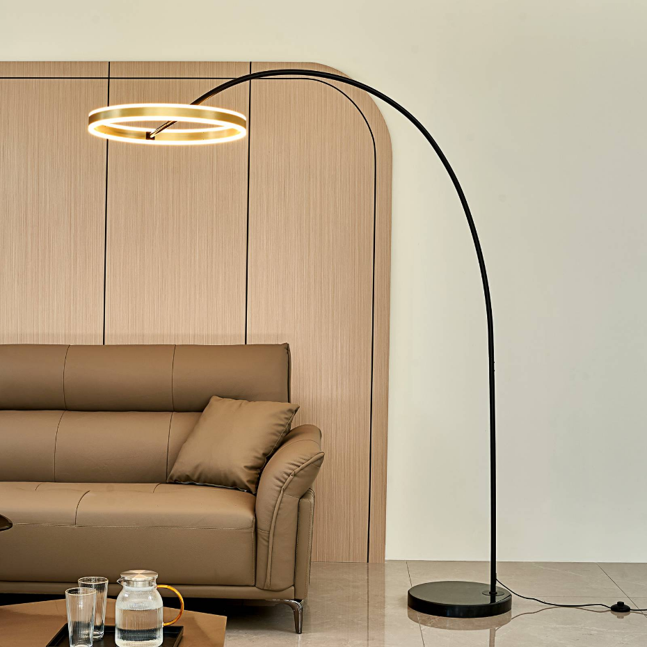 Lampadaire en métal designLED, Yekta