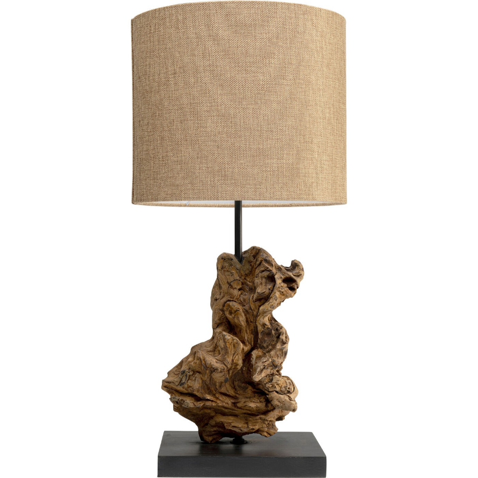 Lampe souche d'arbre