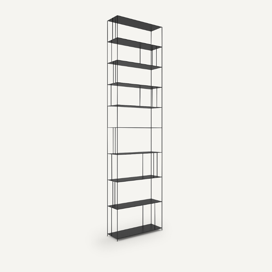 Bibliothèque métal acier H320 cm, Parallel XXL