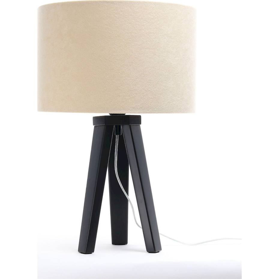 Lampe de chevet en bois Glamour