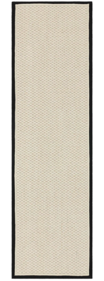 Tapis de salon moderne laine et jute ROKA