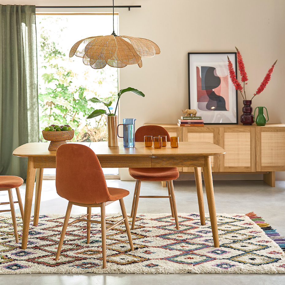 Tapis style berbère en 100% laine, Ourika