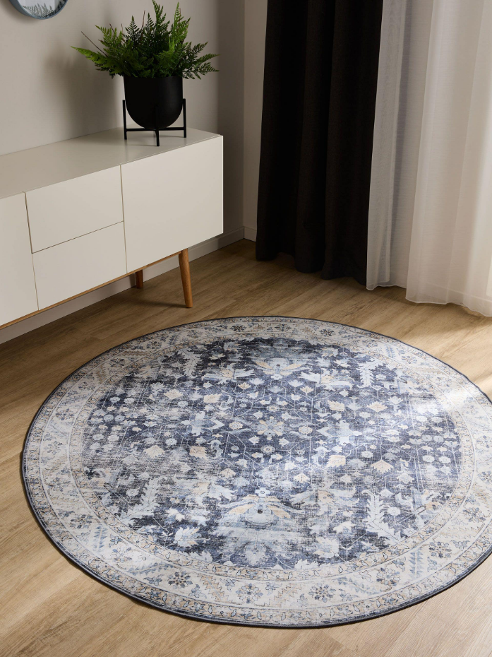 Tapis rond lavables GEORGE