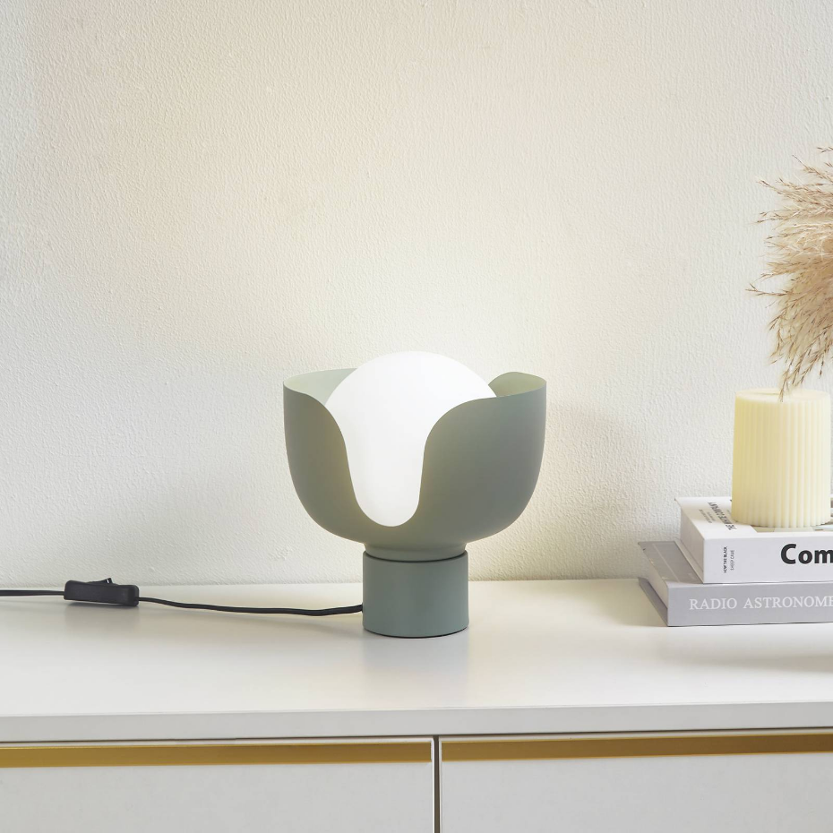 Lampe à poser en métal moderne, Fiora