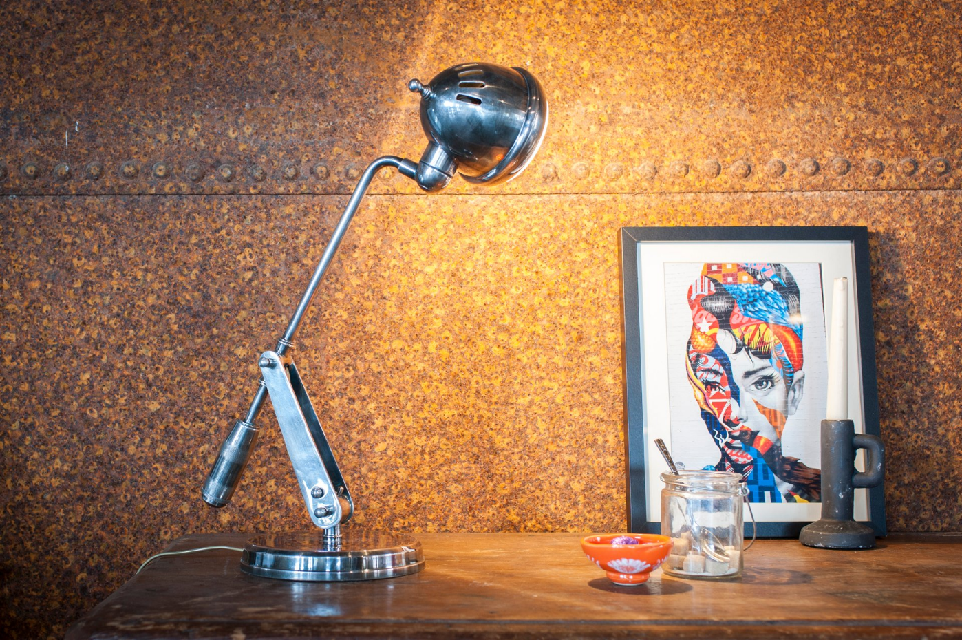 Lampe de table en laiton ELSA