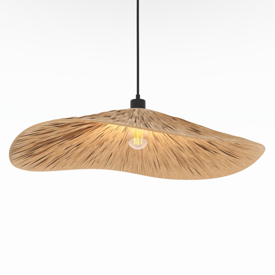 Suspension en raphia 75 cm - STELLAIRE