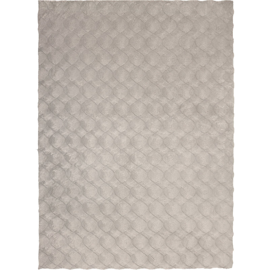 Tapis shaggy en polyester rectangulaire