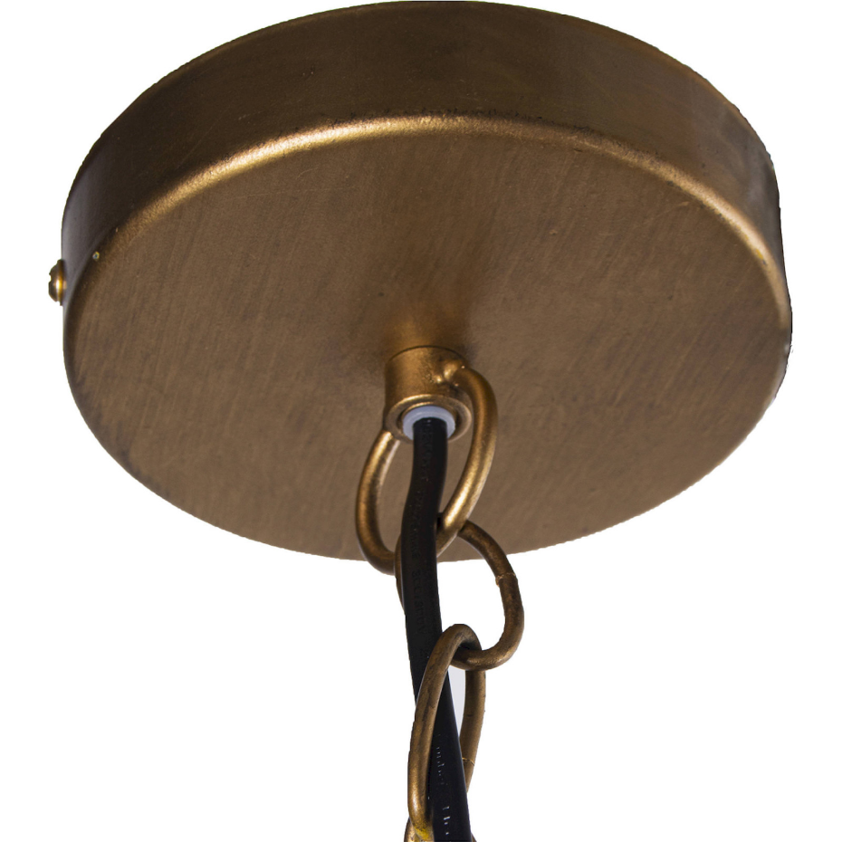Suspension en métal design épuré 35 cm