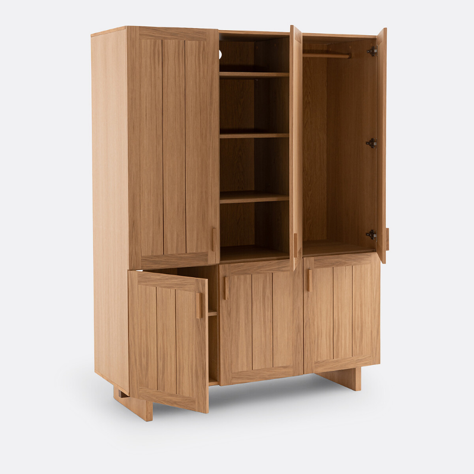 Armoire penderie 6 portes, Lanko