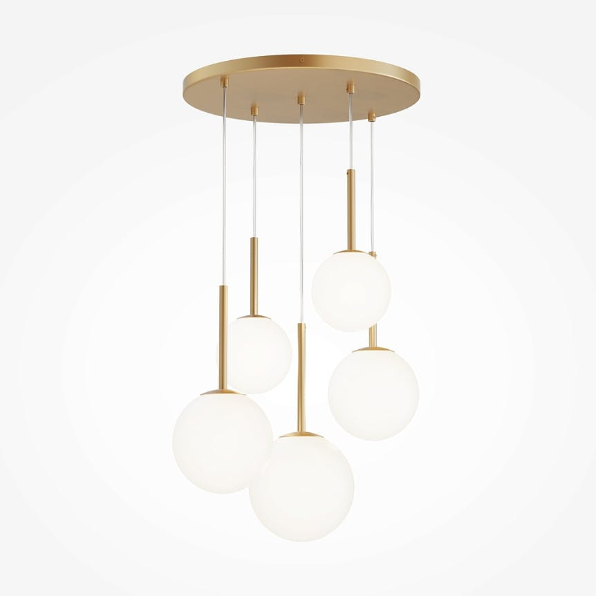 Suspension 5 globes en grappe ajustables DELTONA
