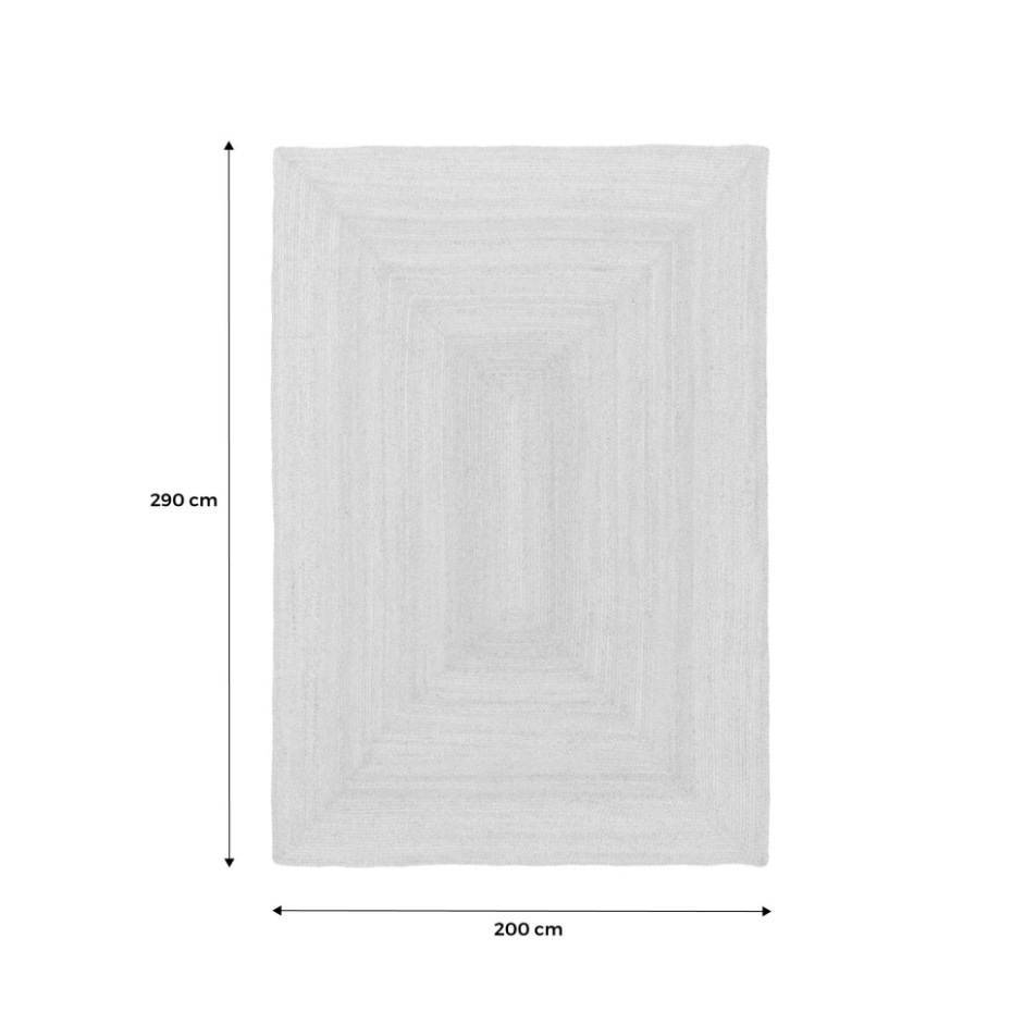 Tapis intérieur jute naturel PADMA
