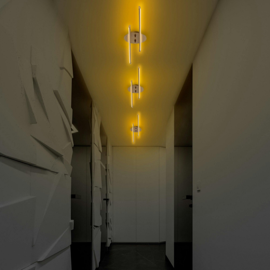 Plafonnier design 2 barres LED VIESTE