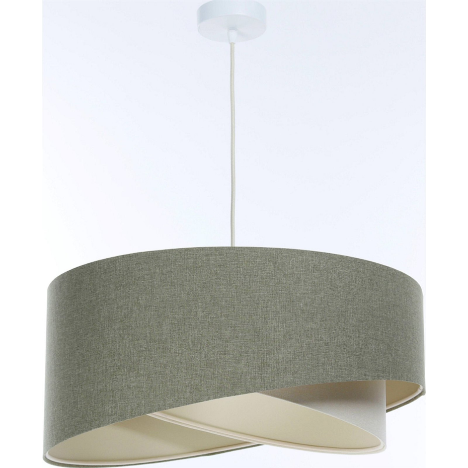 Suspension en lin rond Boho