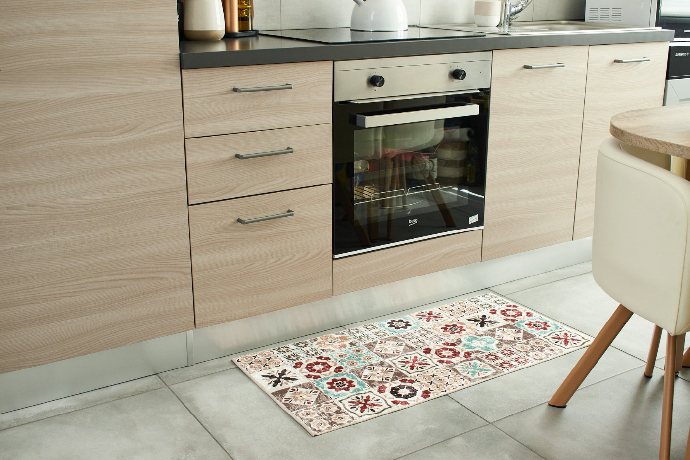 Tapis de cuisine carreaux de ciment AZULEJO