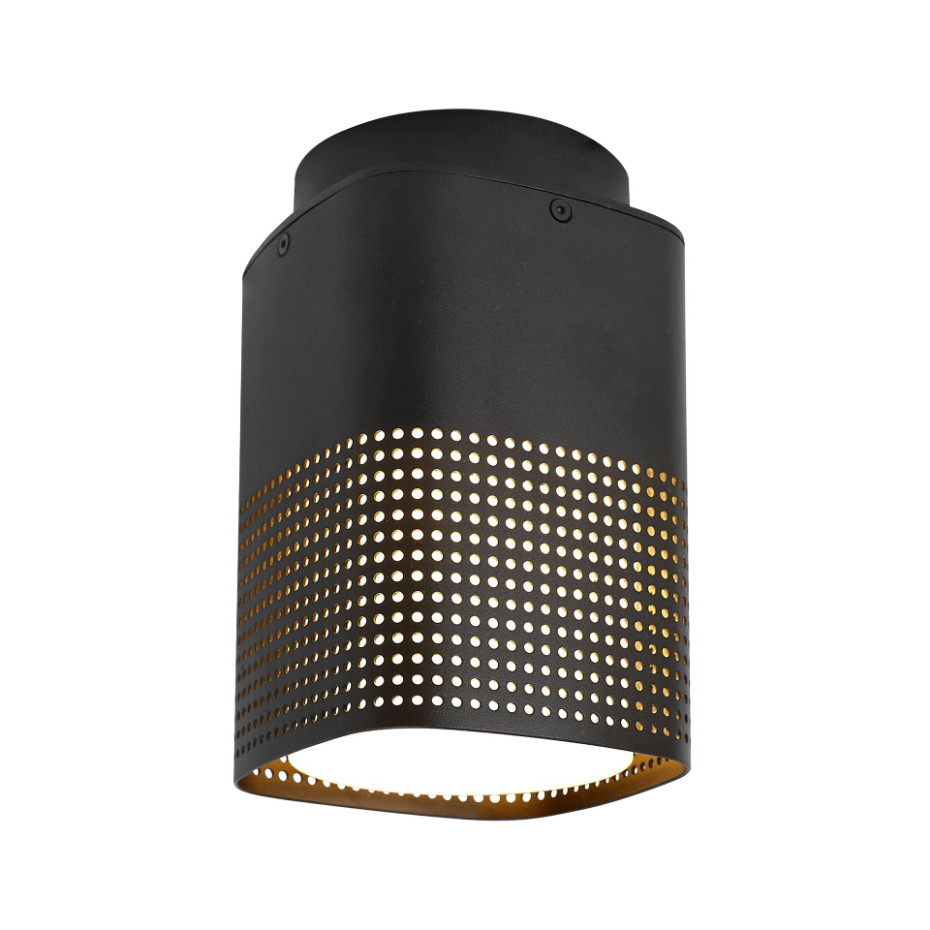 Plafonnier Sidara  Aluminium Seaside noir ,  H. 19 - IP54 - E27 /  Nordlux Extérieur