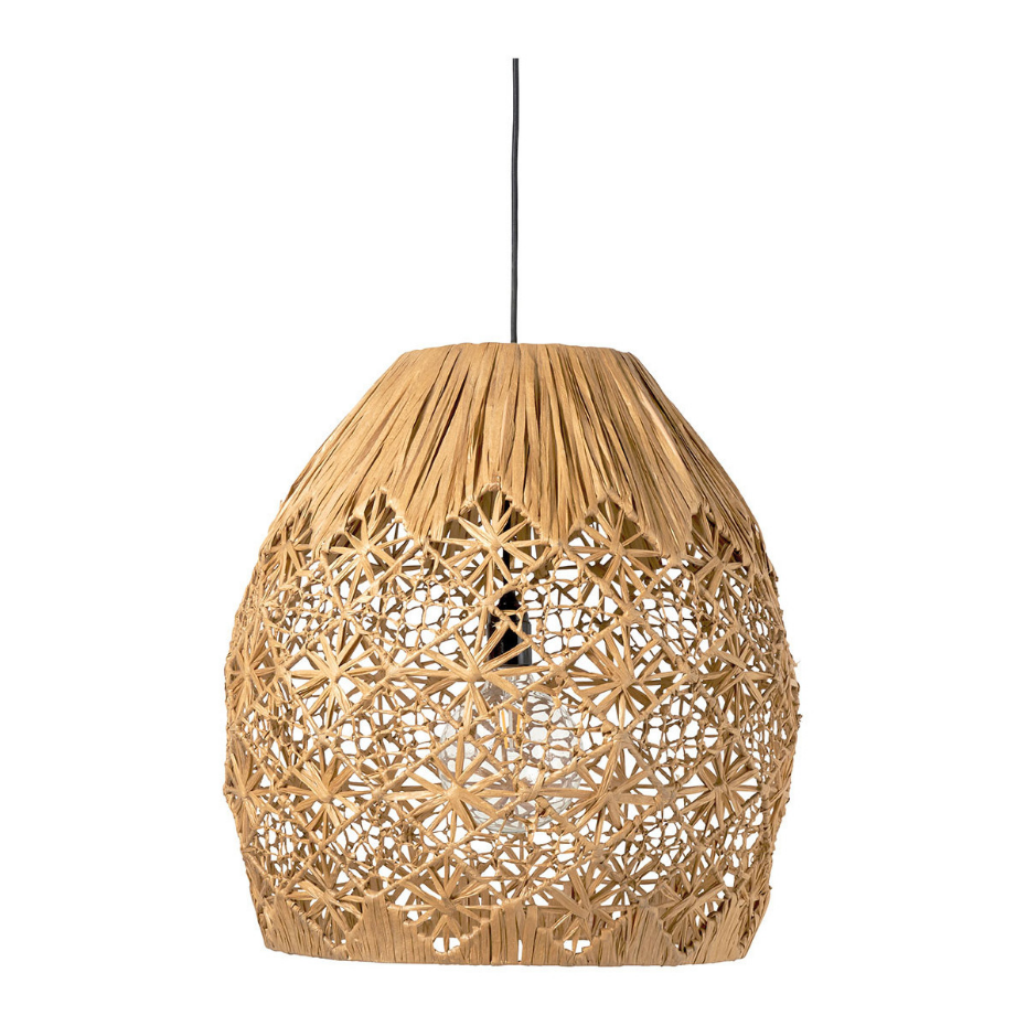 Suspension raphia naturel dia 48x51