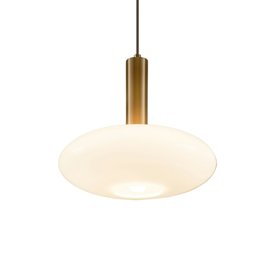 Suspension élégante à verre opalin – ZINNIA