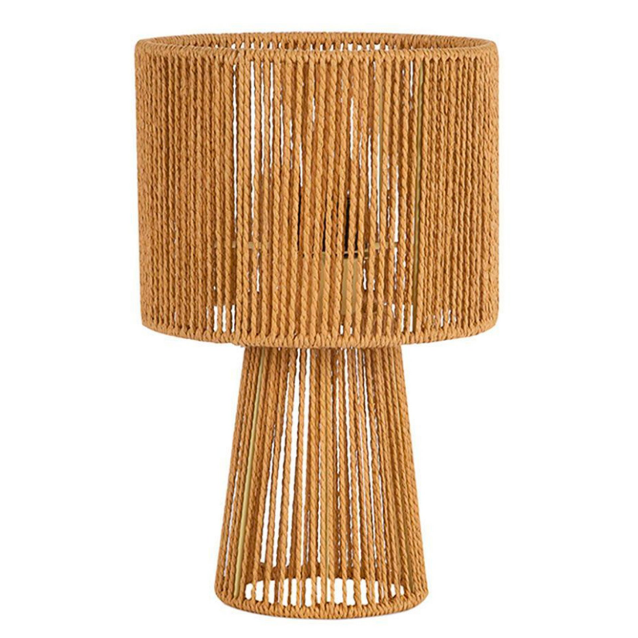 Lampe à poser corde 20x20x32cm