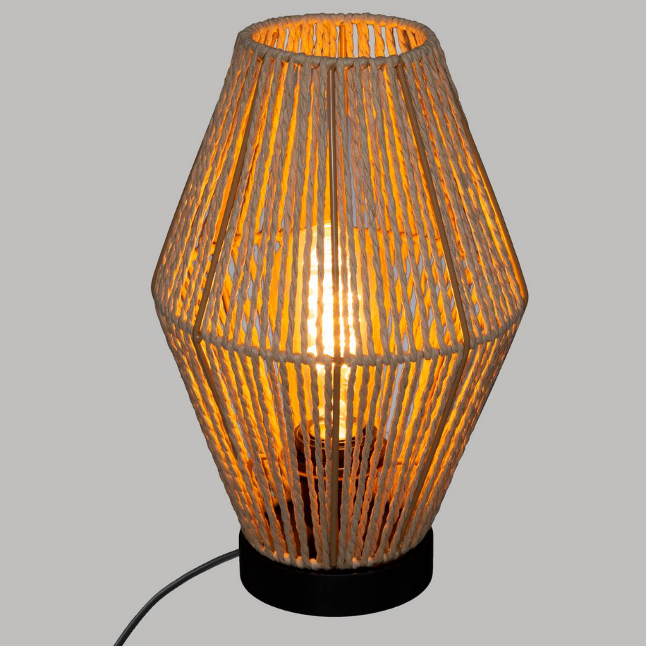 Lampe corde tressée AISSA
