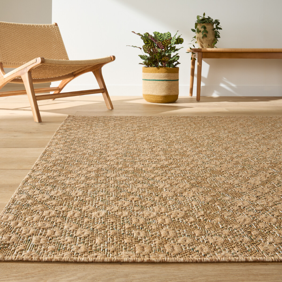 Tapis effet jute intérieur/extérieur Milas