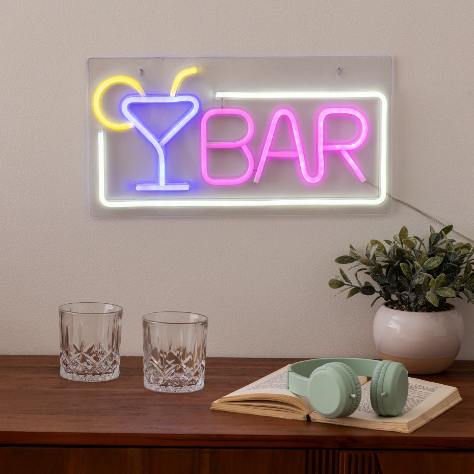 Tube néon mural LED BAR