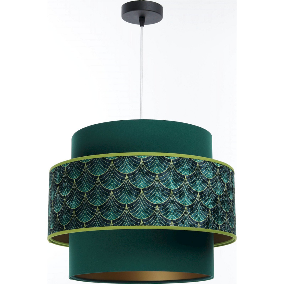Suspension extérieure en velours à motif fleuri Doblo