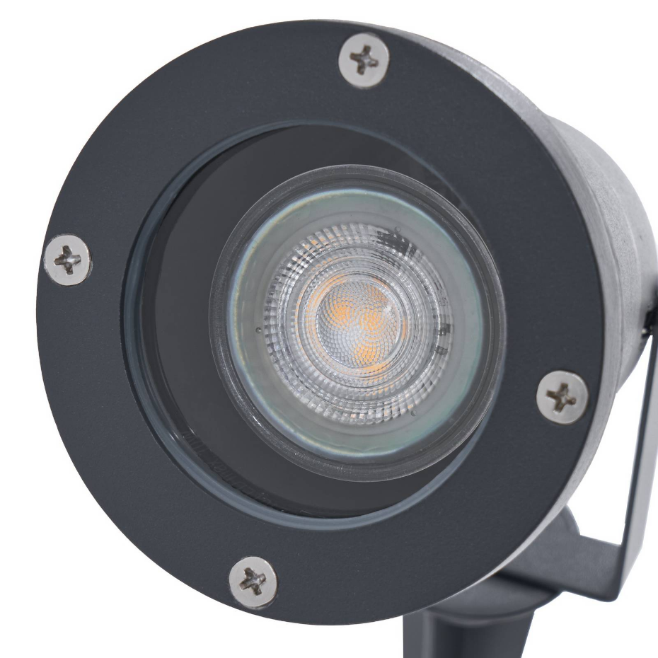 Lampe à planter en métal moderne, Nielas