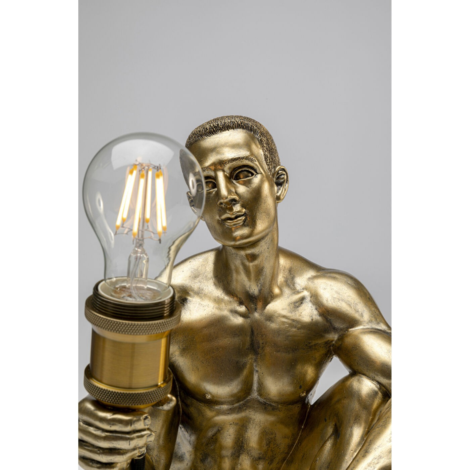 Lampe homme assis