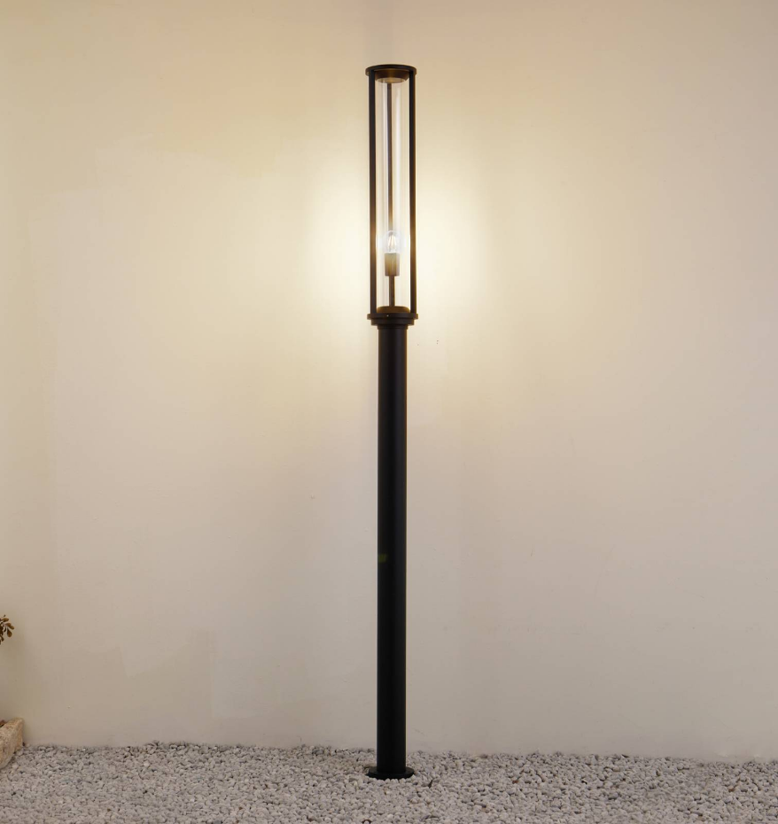 Lampadaire extérieur en aluminium moderne
