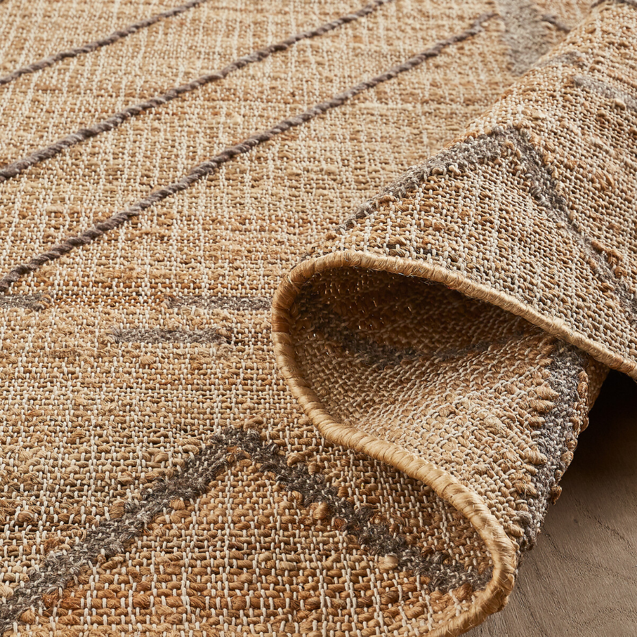 Tapis en jute, tissé main, Navala