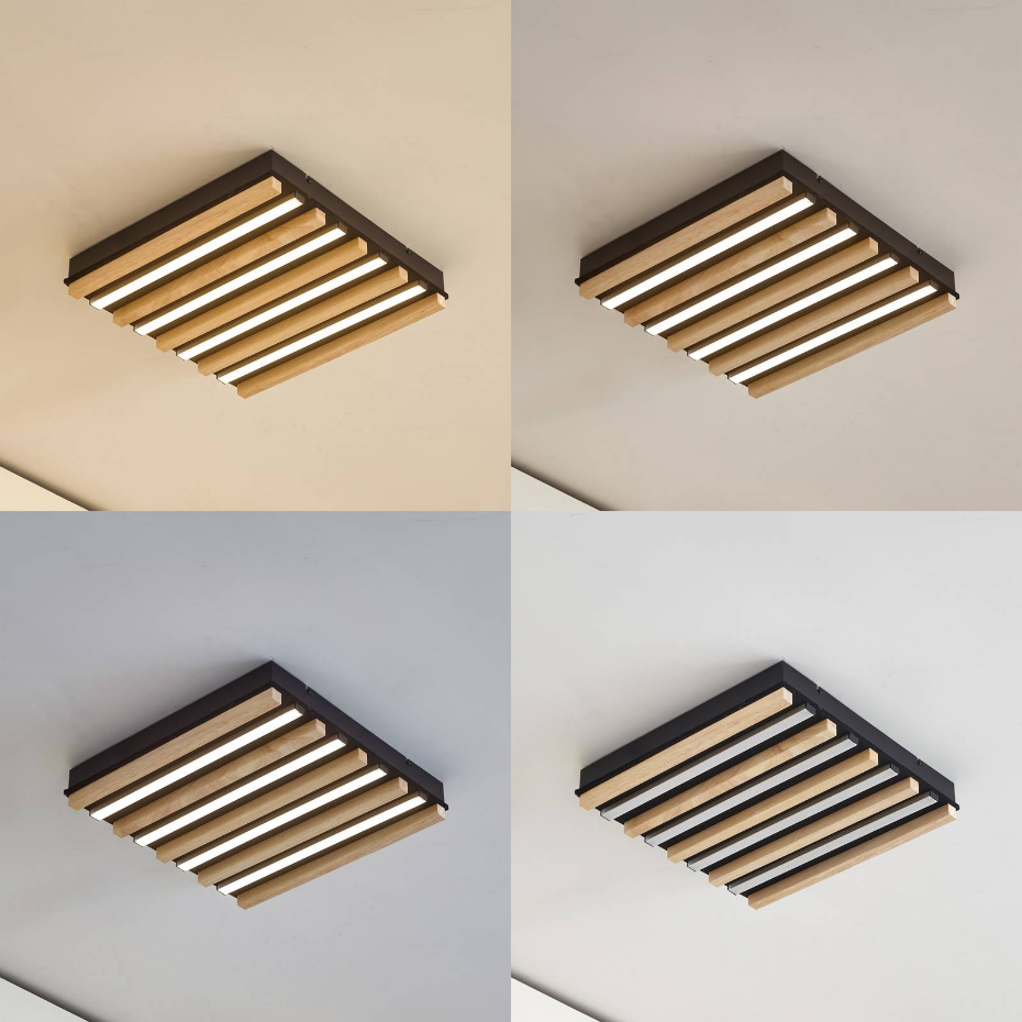Plafonnier en bois moderneLED, Firka