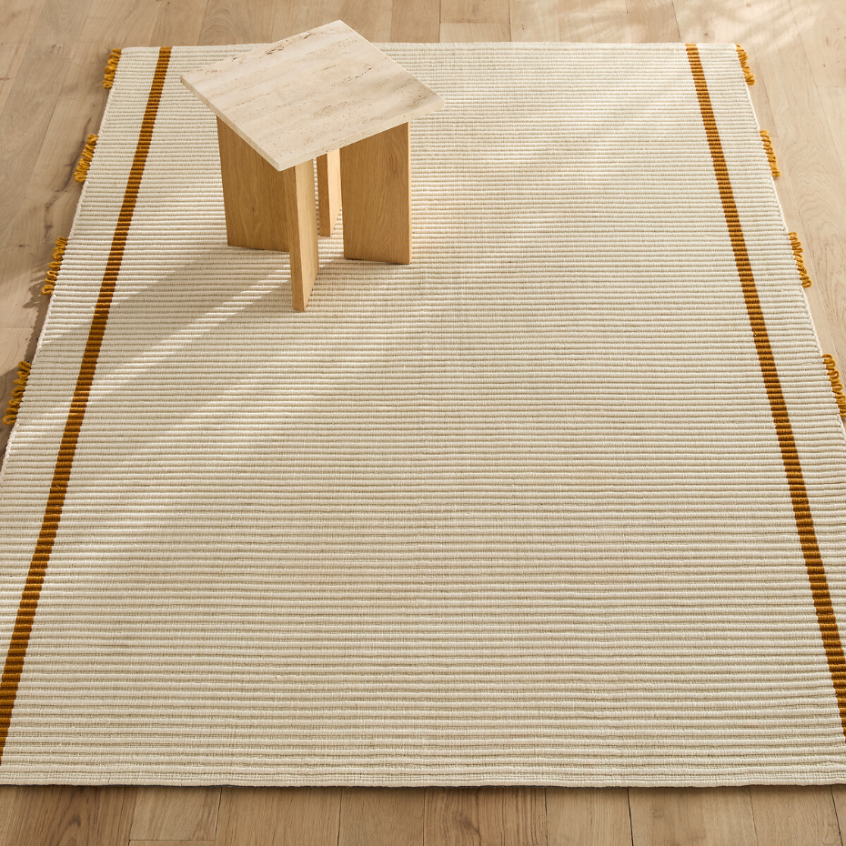 Tapis tissé main, 67% coton, Uksi