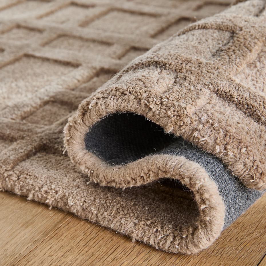 Tapis tufté main, laine et Tencel™, Kandi