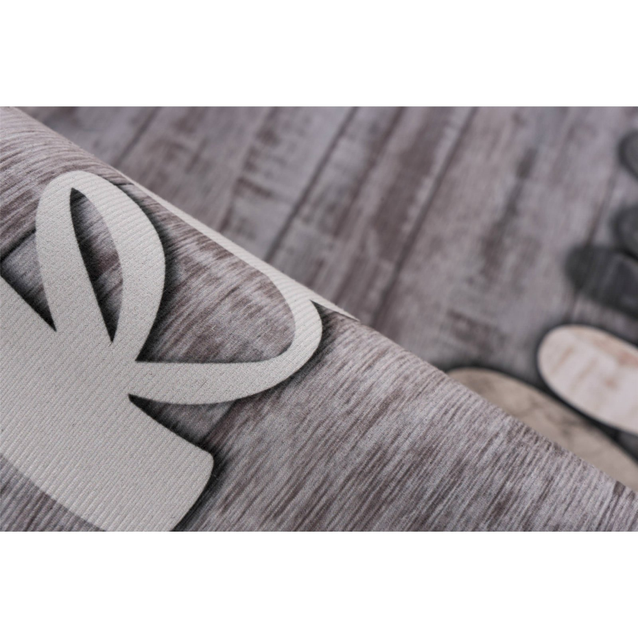 Tapis de couloir en polyester rectangulaire