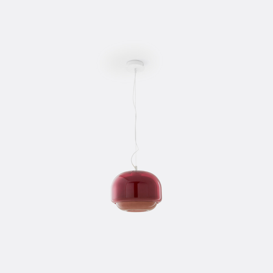 Suspension en verre coloré Ø30,5 cm, KINOKO