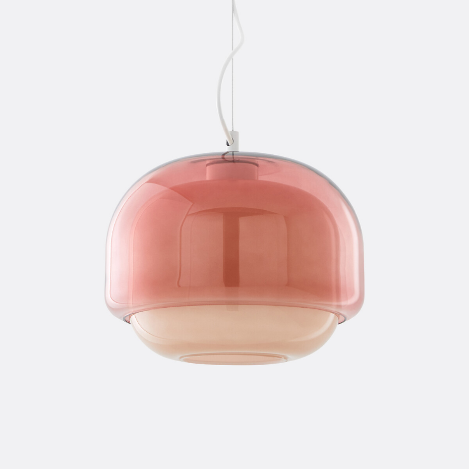 Suspension en verre coloré Ø30,5 cm, KINOKO