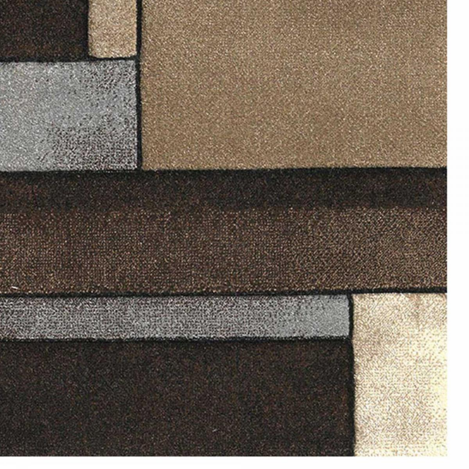 Tapis salon et chambre tissé motif géométrique LYN8 GEOME