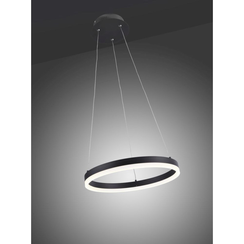 Suspension Led Gris Anthracite Dimmable Justine