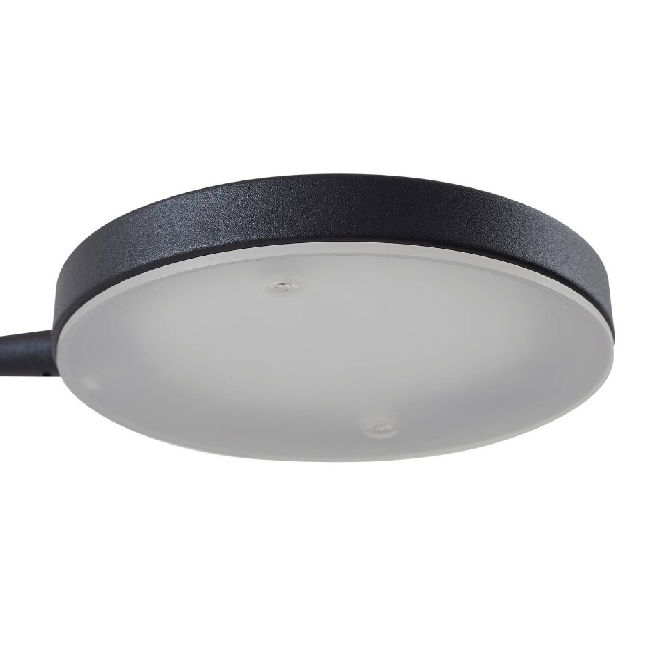 Lampadaire en métal moderneLED, Elvyn