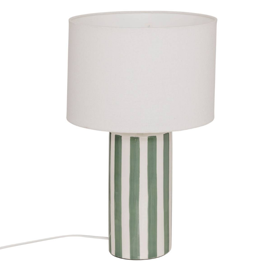 Lampe à poser céramique et coton FRIDA