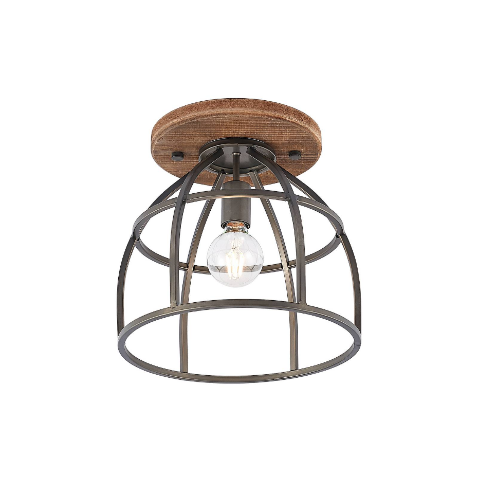 Plafonnier en bois vintage, Rutger