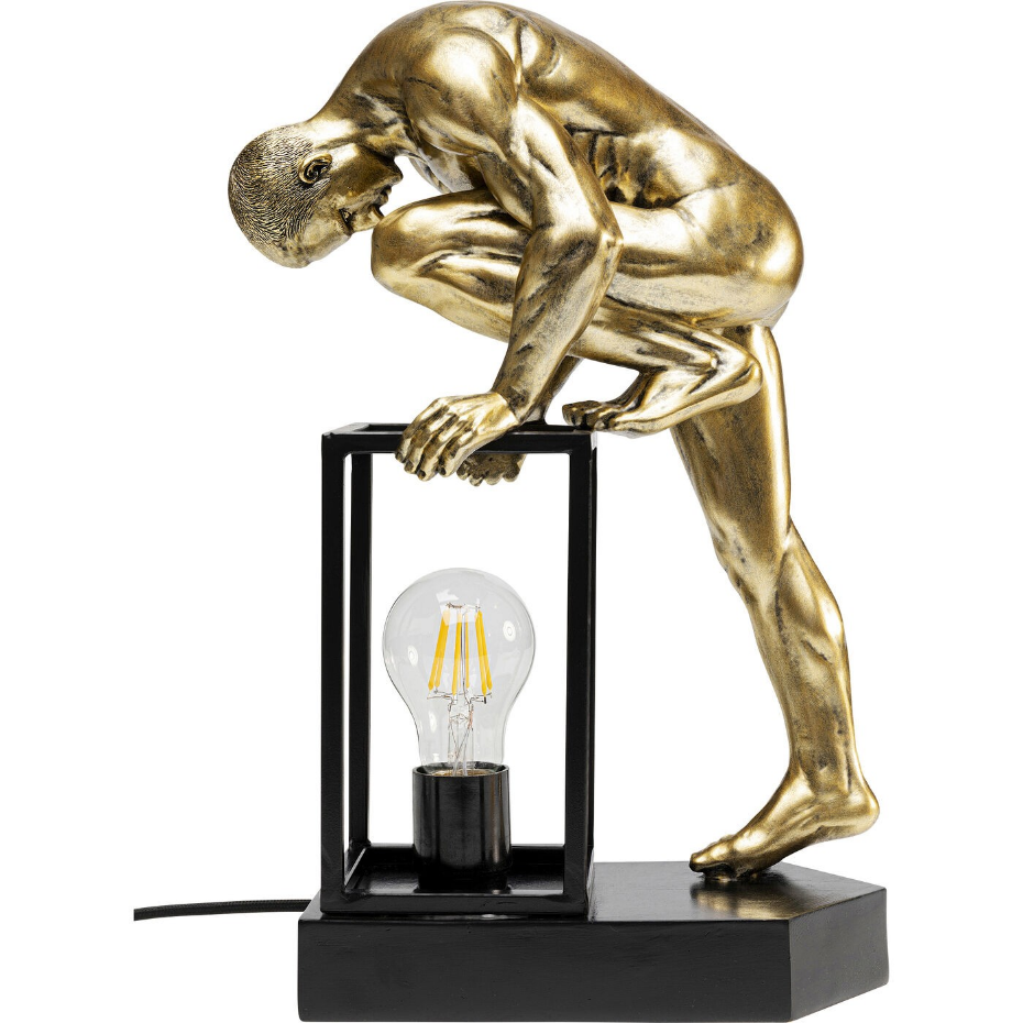 Lampe homme grimpant