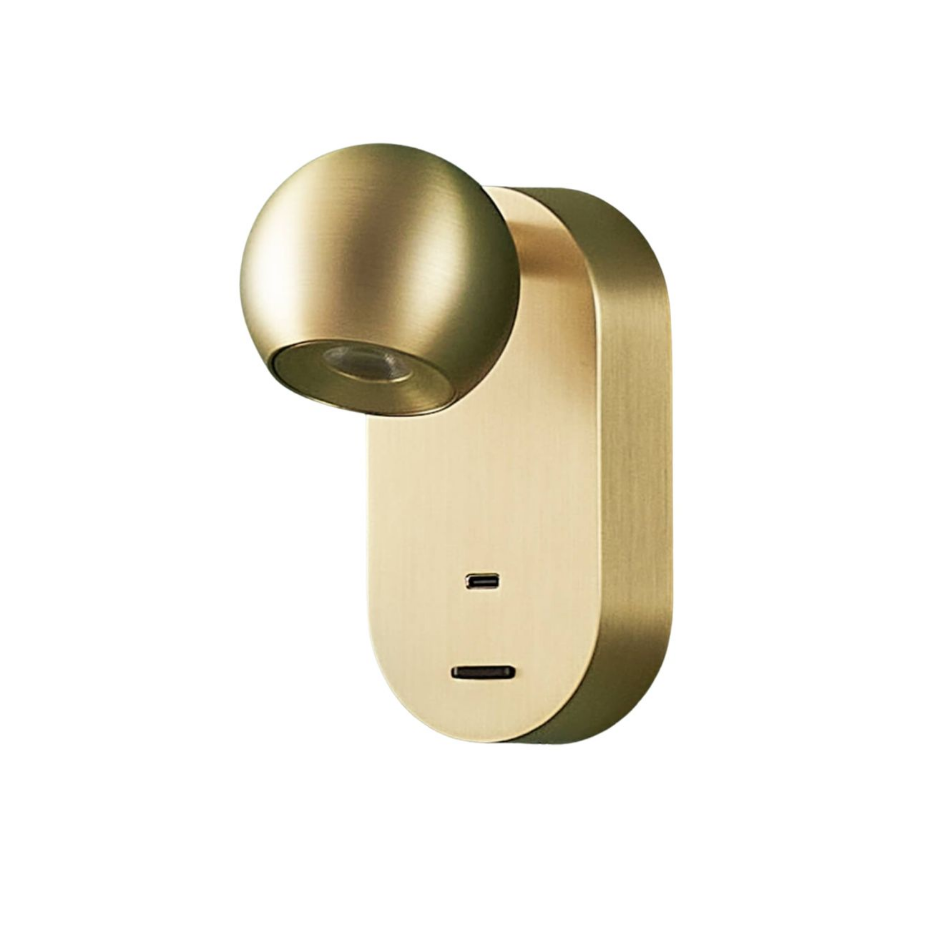 Applique LED chic avec port USB-C - YVAN