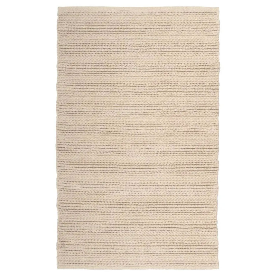 Tapis en coton tressé beige 70x140cm