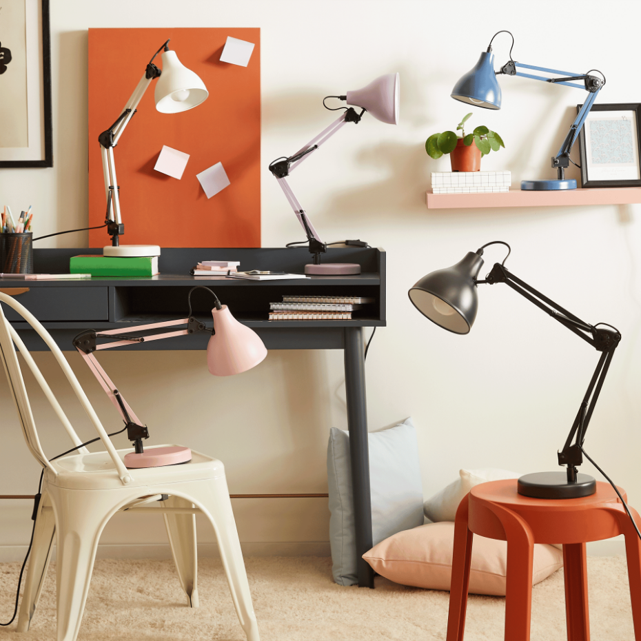Lampe de bureau en fer, INSPIRE