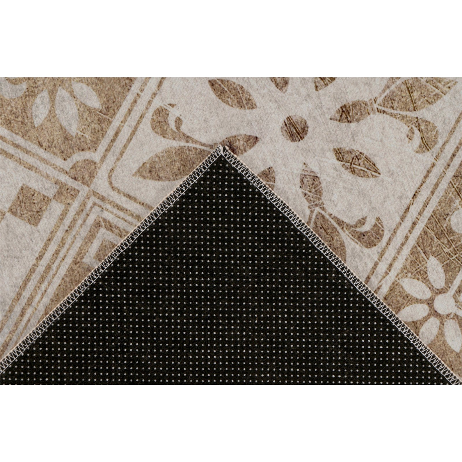 Tapis rectangulaire en polyester à motifs