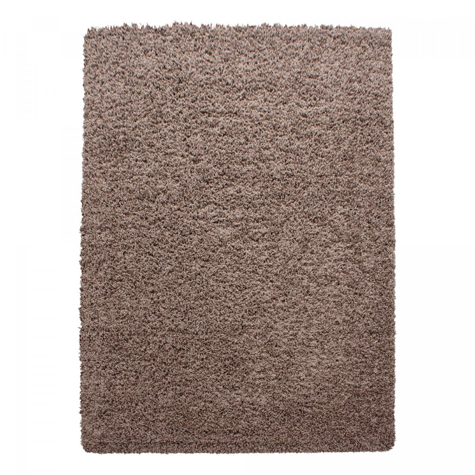Tapis poils longs shaggy tissé motif uni UNI L